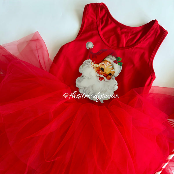 Santa Red Tutu Dress