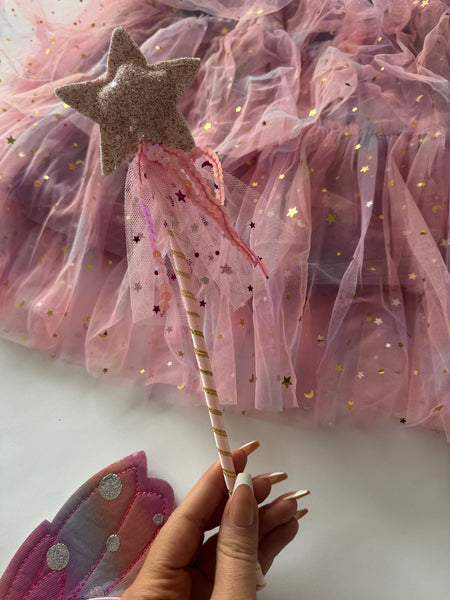 Fairy Wings & Wand - Pink