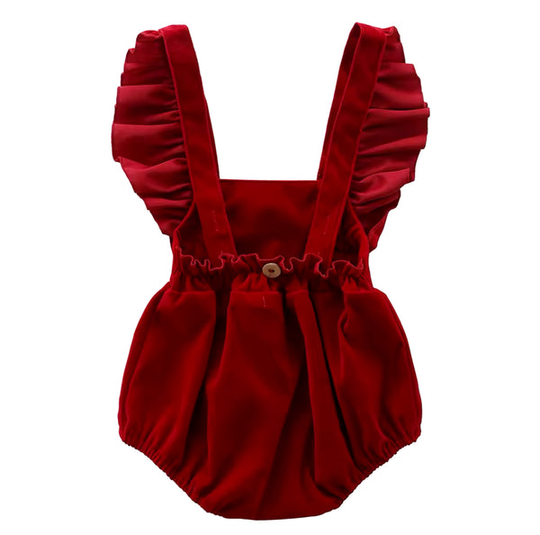 Red Velvet Romper