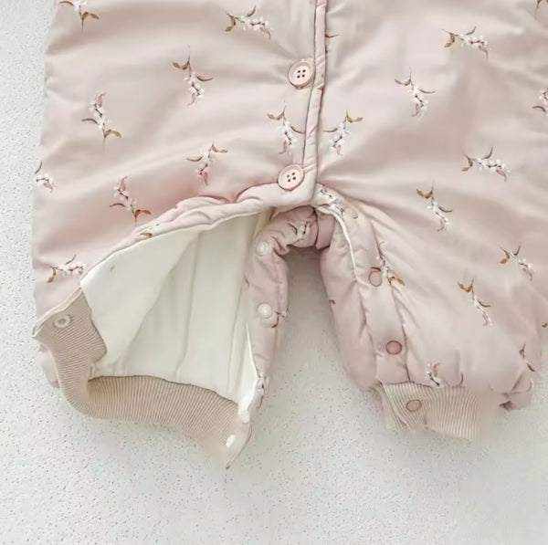 Floral Snowsuit