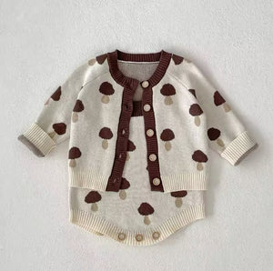 Mushroom Knit Set