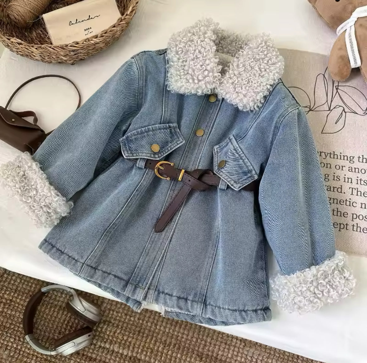 Denim Trench Coat