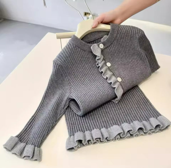 Grey Knit Set