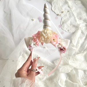 Unicorn Headband - White