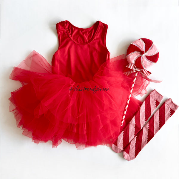 Tutu Dress - Red