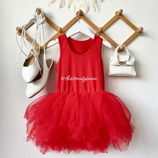 Tutu Dress - Red