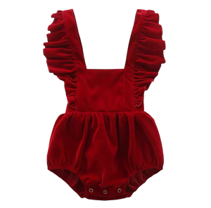 Red Velvet Romper