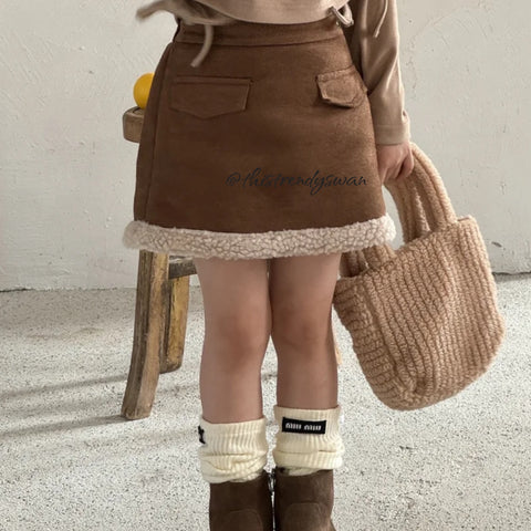 Brown Mini Skirt