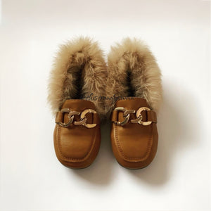 Fur Loafers