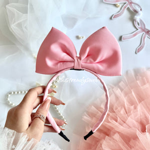 Bow Headband - Pink