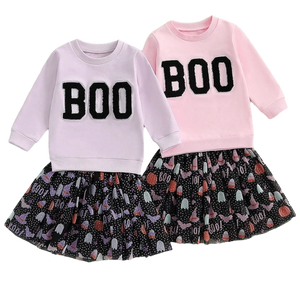 Boo Sweatshirt & Skirt