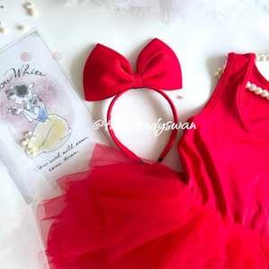 Bow Headband - Red