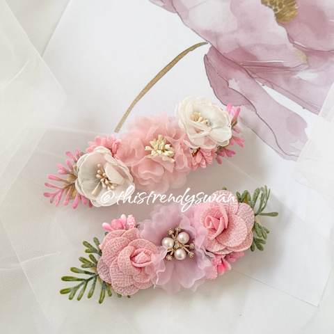 Elastic Floral Headband