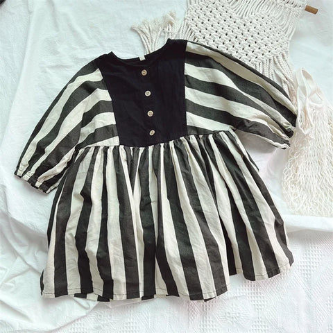 Stripe Pattern Dress