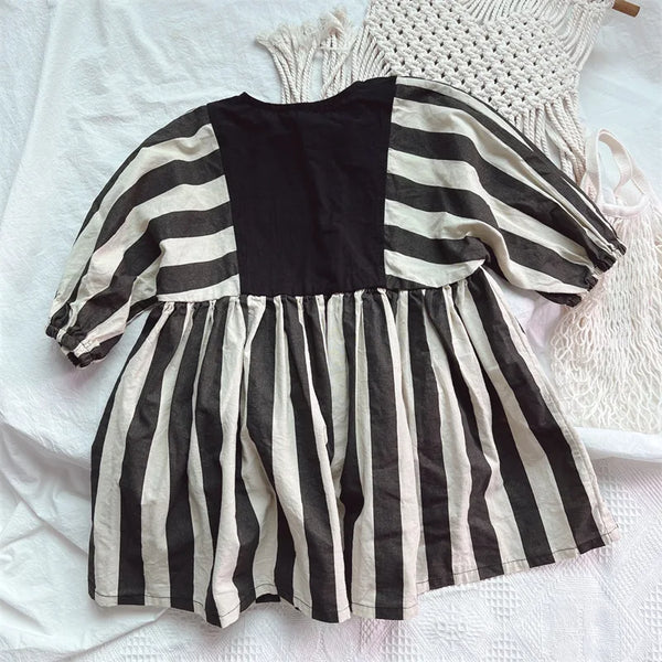 Stripe Pattern Dress